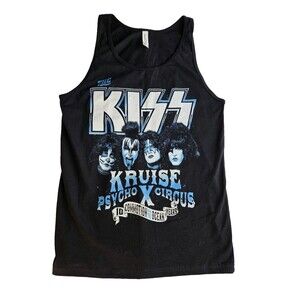KISS Kruise X Psycho Circus Tank Top Band Muscle Tee Shirt Size Small
